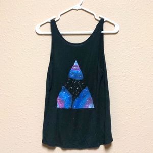 Mossimo low back extra small graphic tank top lounge